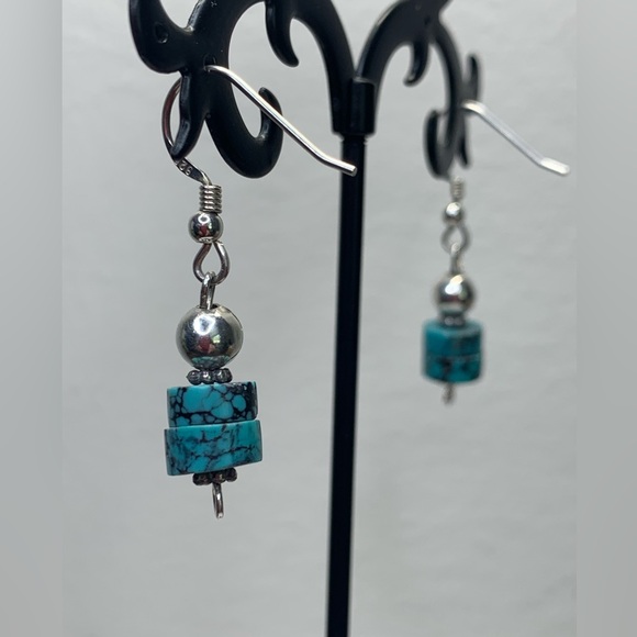 Silpada Vintage RARE Sterling Silver & Turquoise Bead Bracelet/Earring Set - Picture 13 of 16